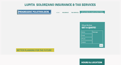 Desktop Screenshot of lupitasolorzanoinsurance.com